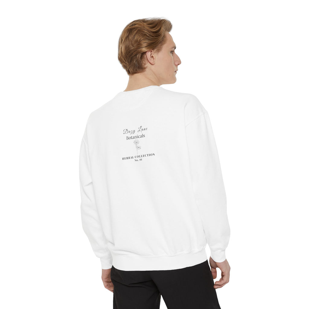 HERBS. THE WORD. Wild Lettuce Sweatshirt | Botanical Herb Art