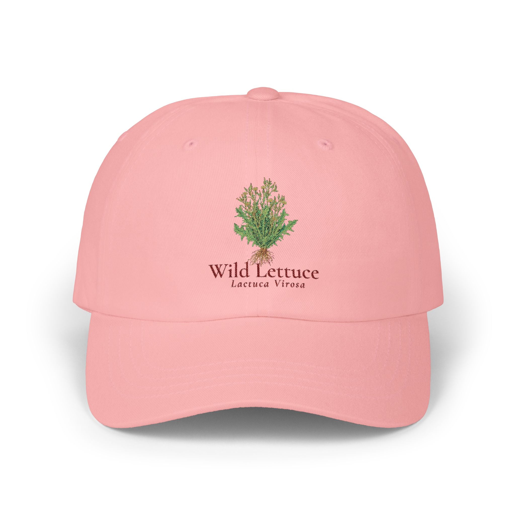 Wild Lettuce Embroidered Dad Cap — Vintage Botanical Baseball Cap | Herbs. The Word. Collection No. 01
