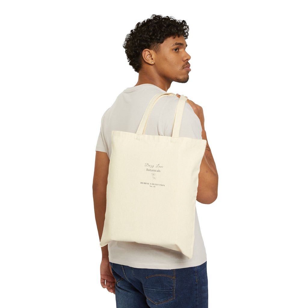 HERBS. THE WORD. Wild Lettuce Tote Bag | Botanical Illustration