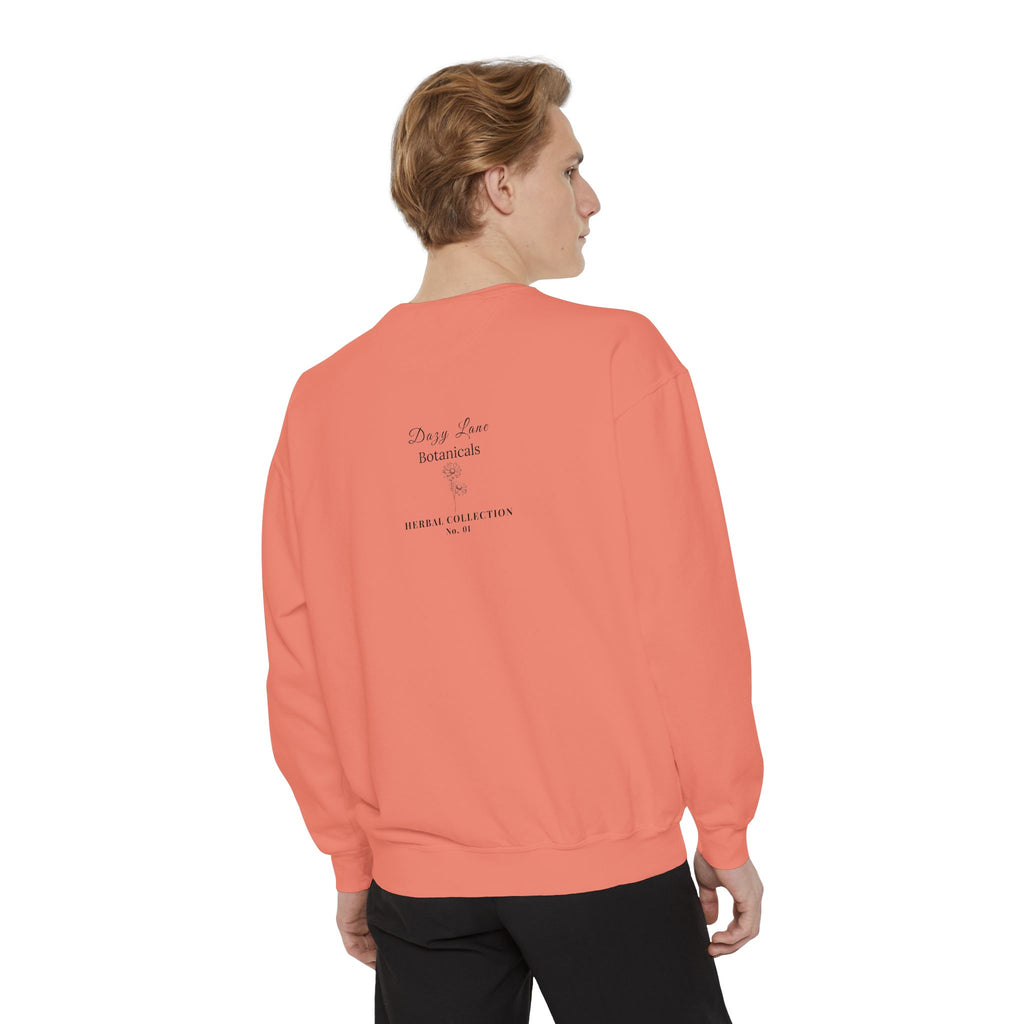 HERBS. THE WORD. Wild Lettuce Sweatshirt | Botanical Herb Art