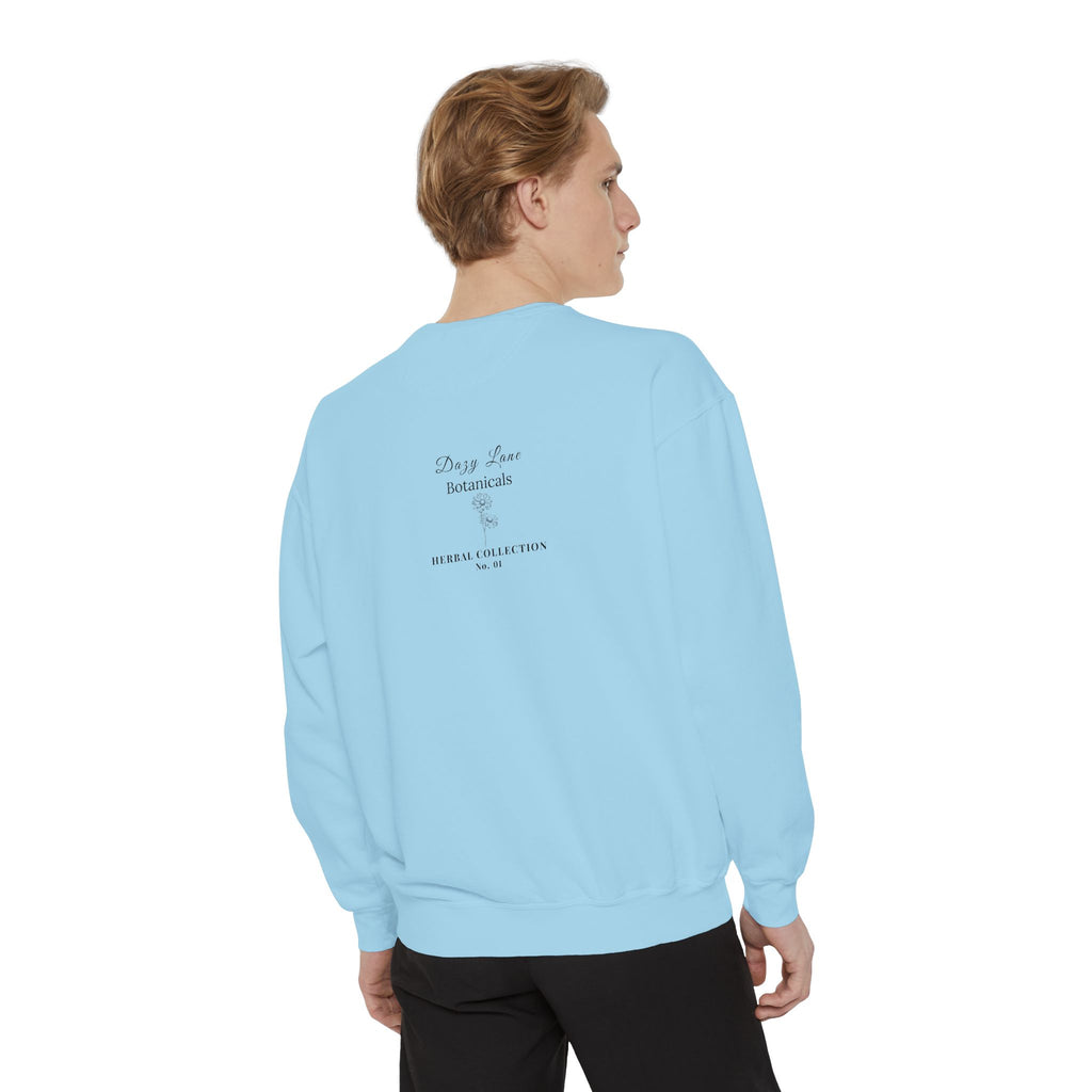 HERBS. THE WORD. Wild Lettuce Sweatshirt | Botanical Herb Art