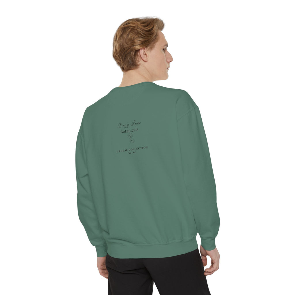 HERBS. THE WORD. Wild Lettuce Sweatshirt | Botanical Herb Art