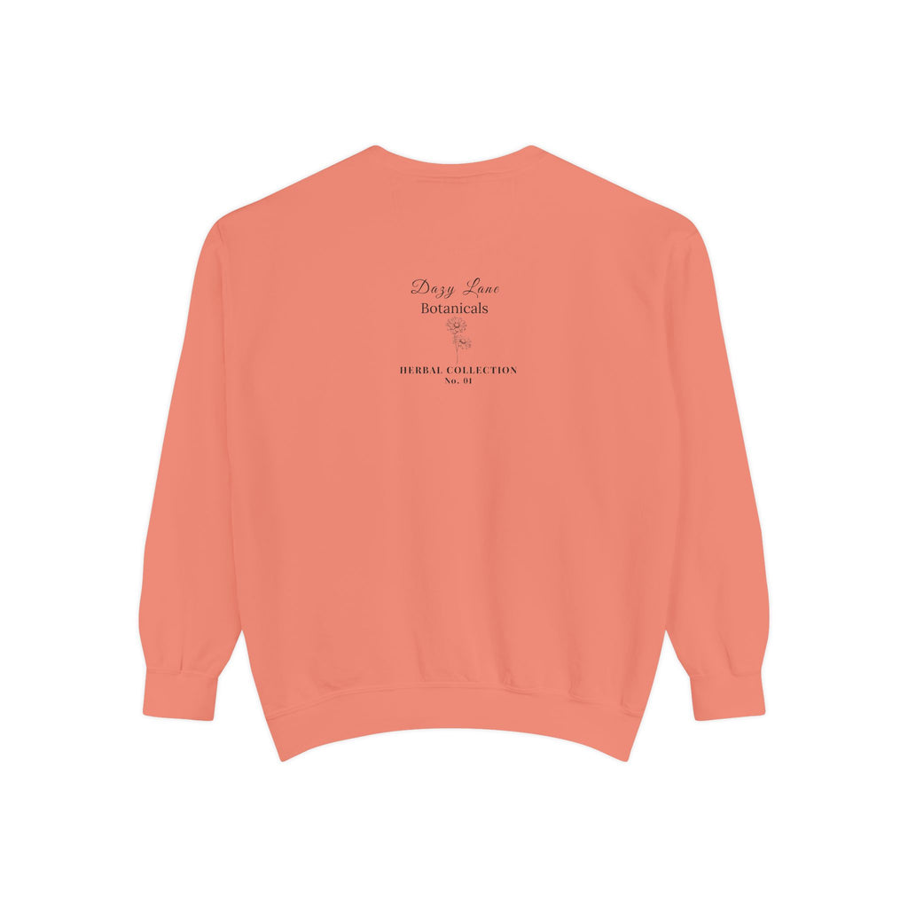 HERBS. THE WORD. Wild Lettuce Sweatshirt | Botanical Herb Art