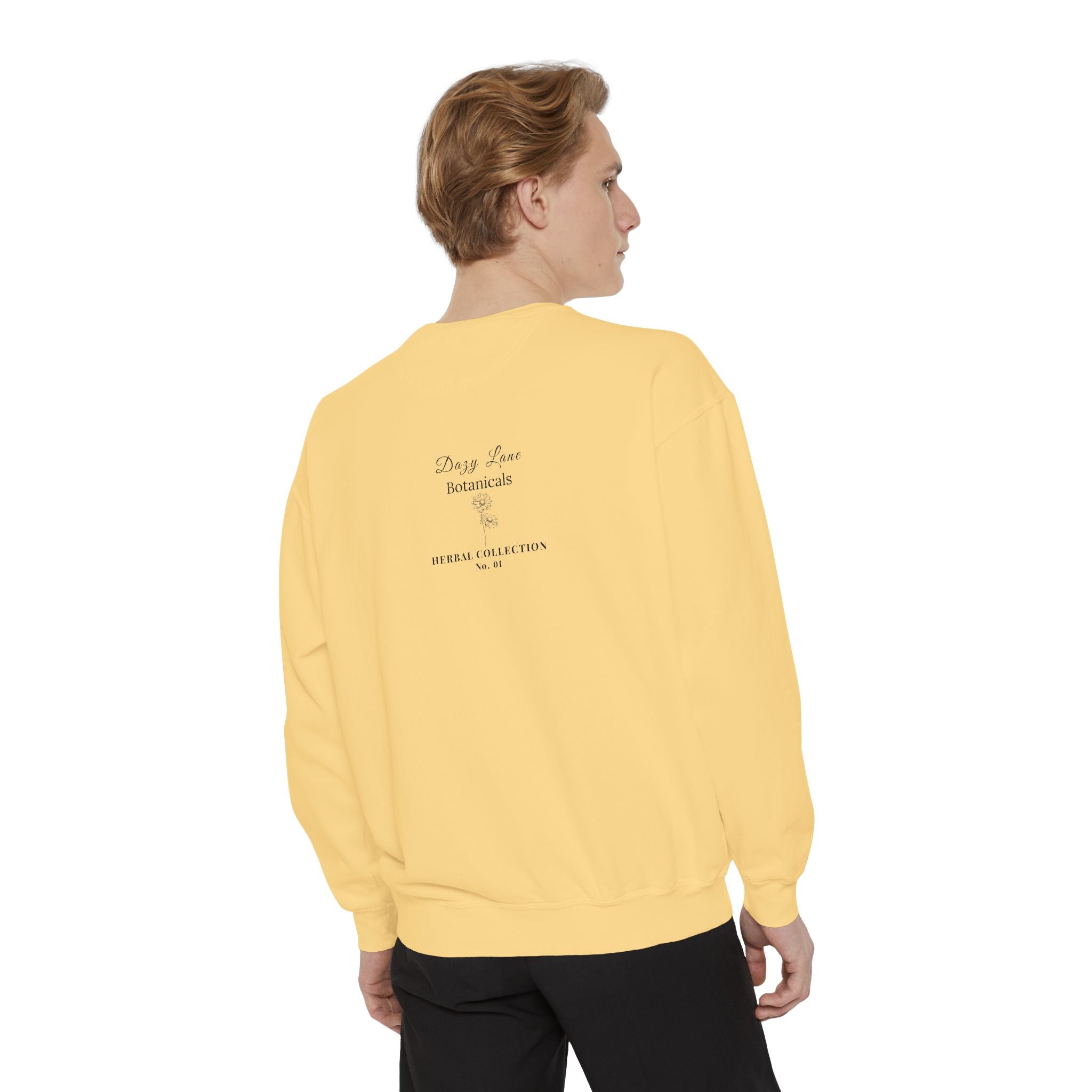 HERBS. THE WORD. Wild Lettuce Sweatshirt | Botanical Herb Art