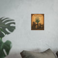 Wild Lettuce (Lactuca virosa) Botanical Print — Vintage Herbarium Wall Art | Herbs. The Word. Collection No. 01