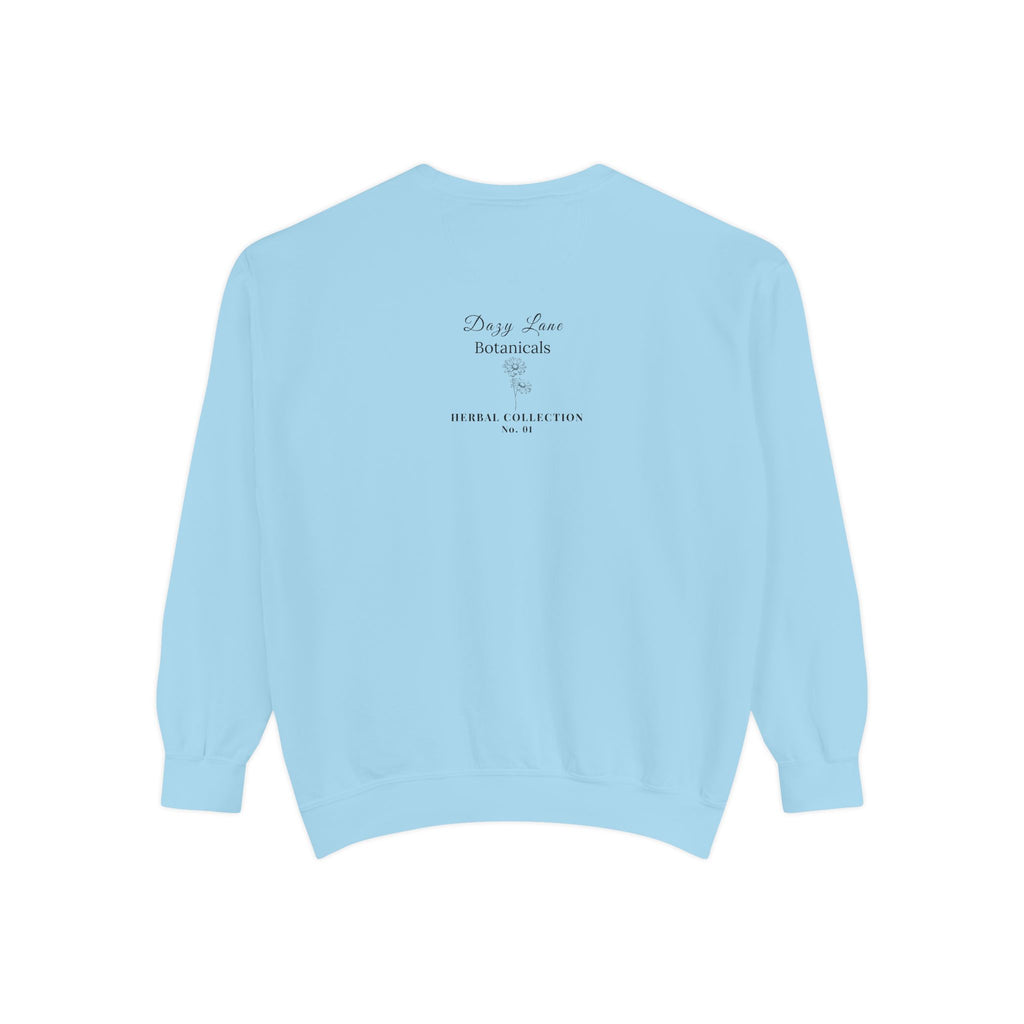 HERBS. THE WORD. Wild Lettuce Sweatshirt | Botanical Herb Art
