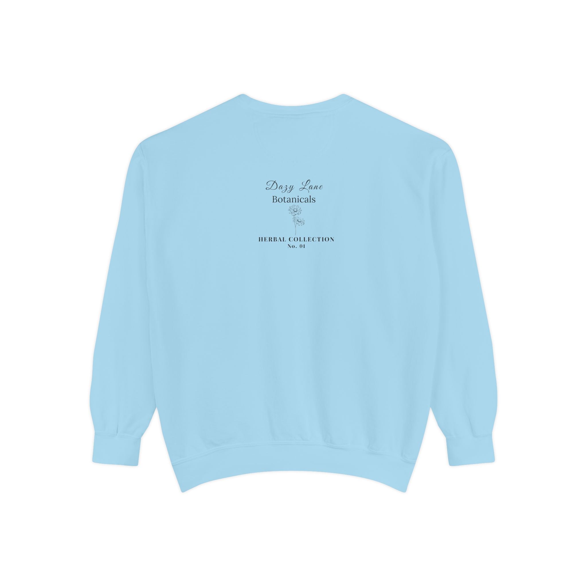 HERBS. THE WORD. Wild Lettuce Sweatshirt | Botanical Herb Art
