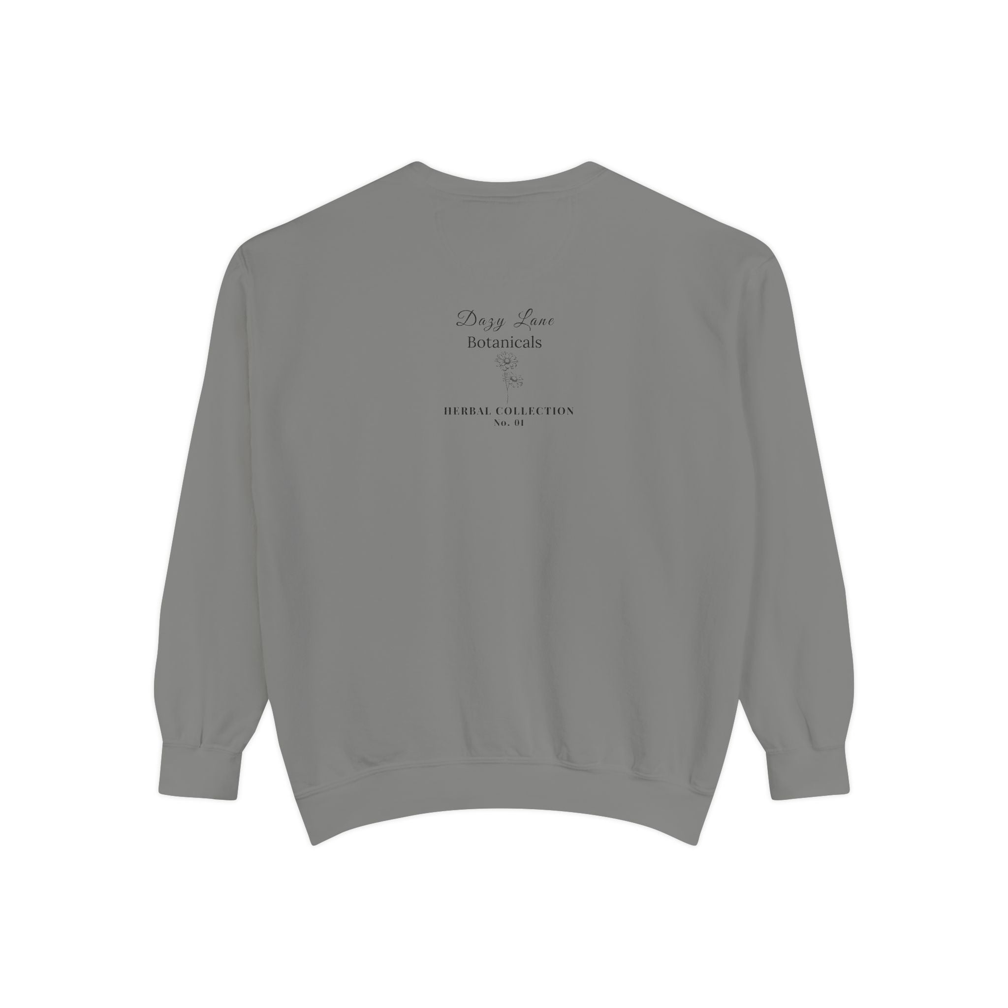 HERBS. THE WORD. Wild Lettuce Sweatshirt | Botanical Herb Art