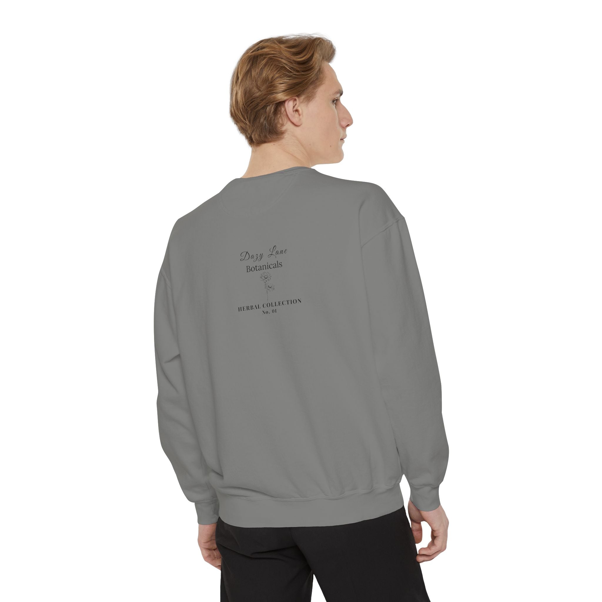 HERBS. THE WORD. Wild Lettuce Sweatshirt | Botanical Herb Art