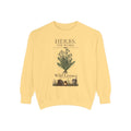 HERBS. THE WORD. Wild Lettuce Sweatshirt | Botanical Herb Art