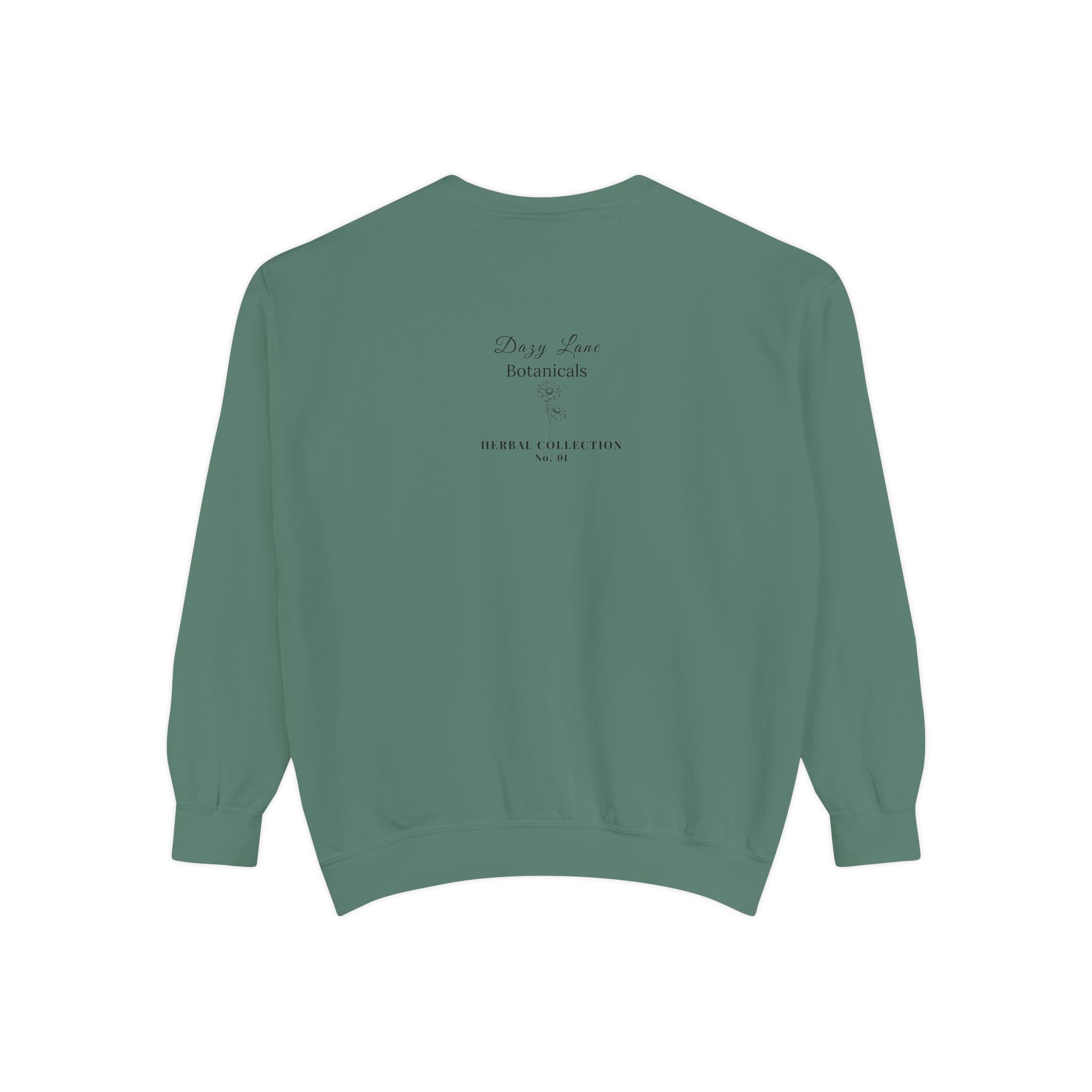 HERBS. THE WORD. Wild Lettuce Sweatshirt | Botanical Herb Art