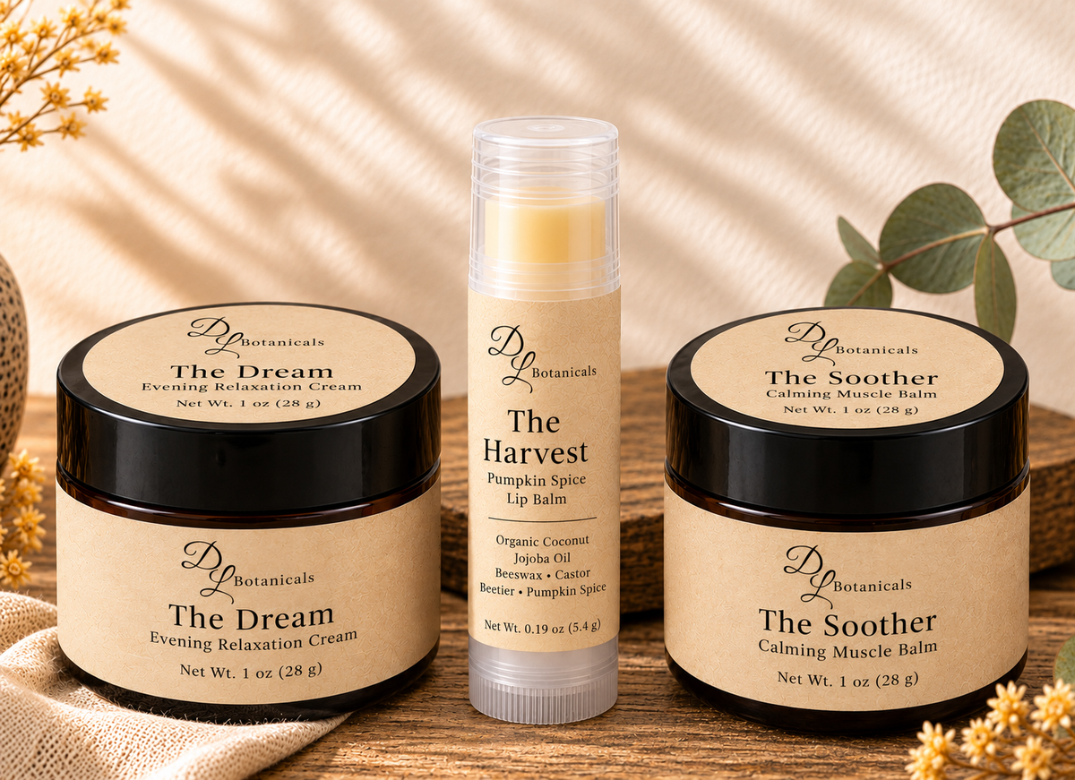 The Dreamy Night — Relaxation Cream, Balm & Lip Balm Set