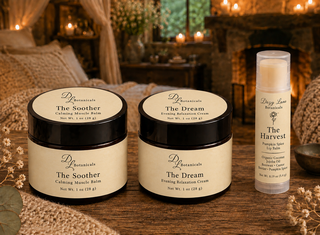 The Dreamy Night — Relaxation Cream, Balm & Lip Balm Set