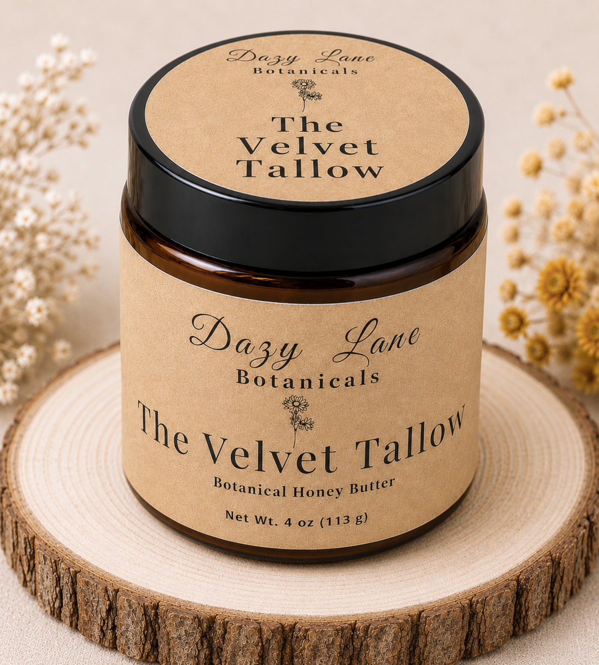 The Velvet Tallow – Calendula, Honey & Sandalwood Butter
