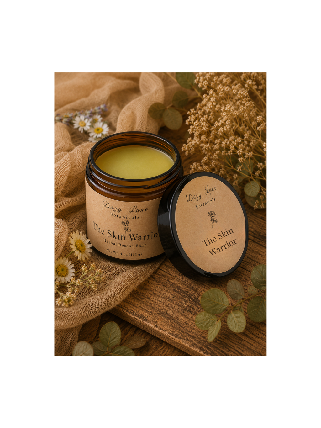The Skin Warrior – Calendula, Comfrey & Tea Tree Balm