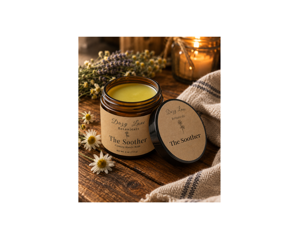 The Soother – Chamomile, Cedarwood & Vanilla Muscle Balm