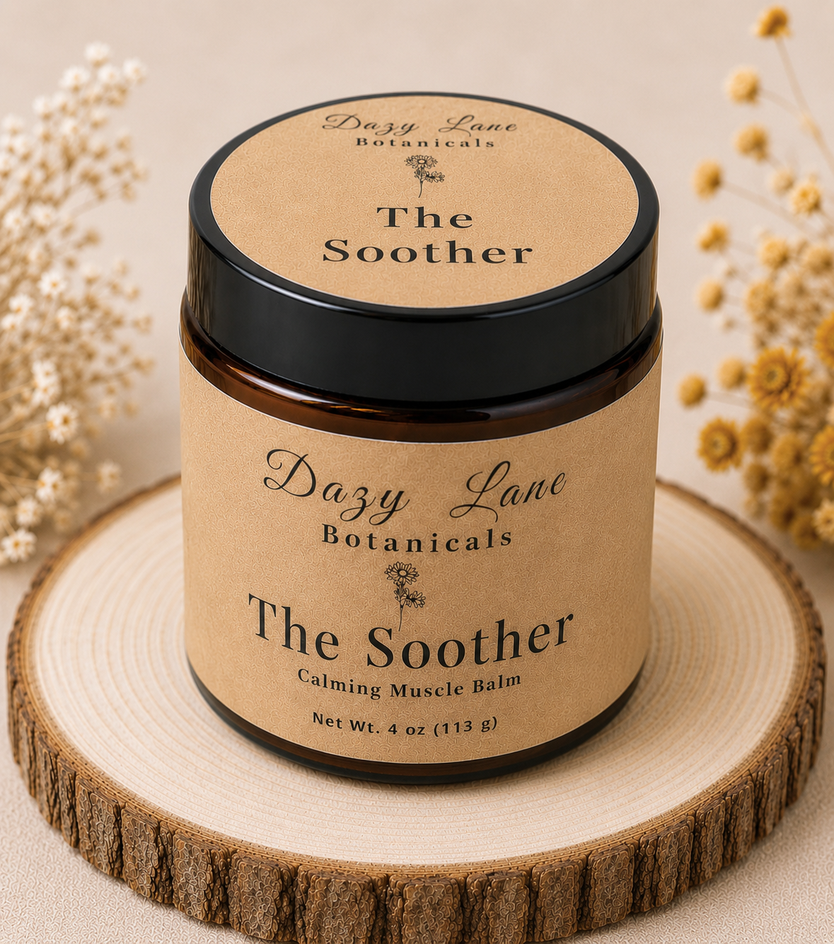 The Soother – Chamomile, Cedarwood & Vanilla Muscle Balm