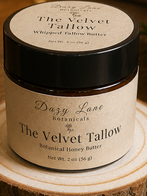 The Velvet Tallow – Calendula, Honey & Sandalwood Butter