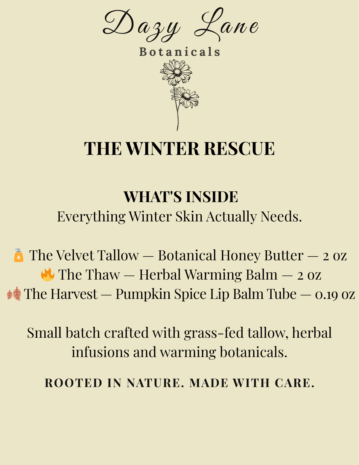 The Winter Rescue — Honey Butter, Warming Balm & Lip Balm