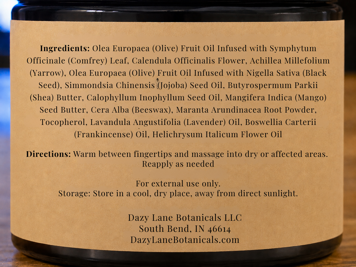 The Mender – Comfrey, Calendula & Yarrow Herbal Salve