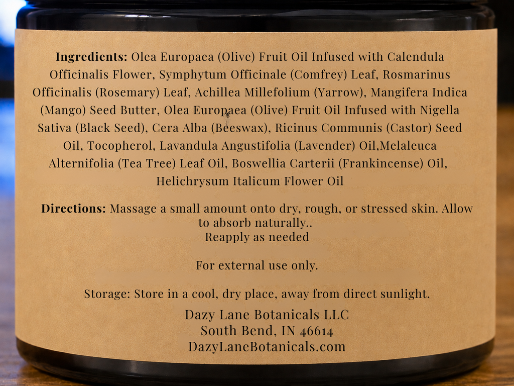 The Skin Warrior – Calendula, Comfrey & Tea Tree Balm
