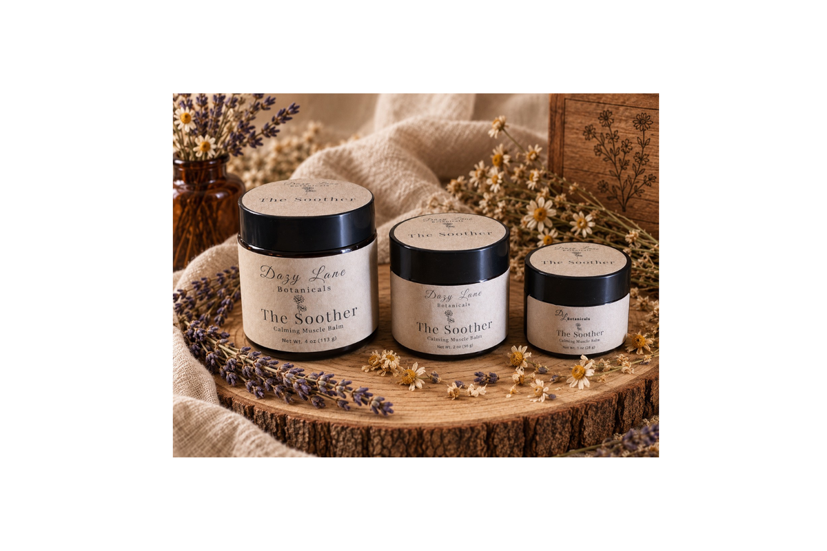 The Soother – Chamomile, Cedarwood & Vanilla Muscle Balm