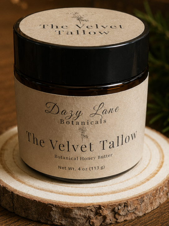 The Velvet Tallow – Calendula, Honey & Sandalwood Butter